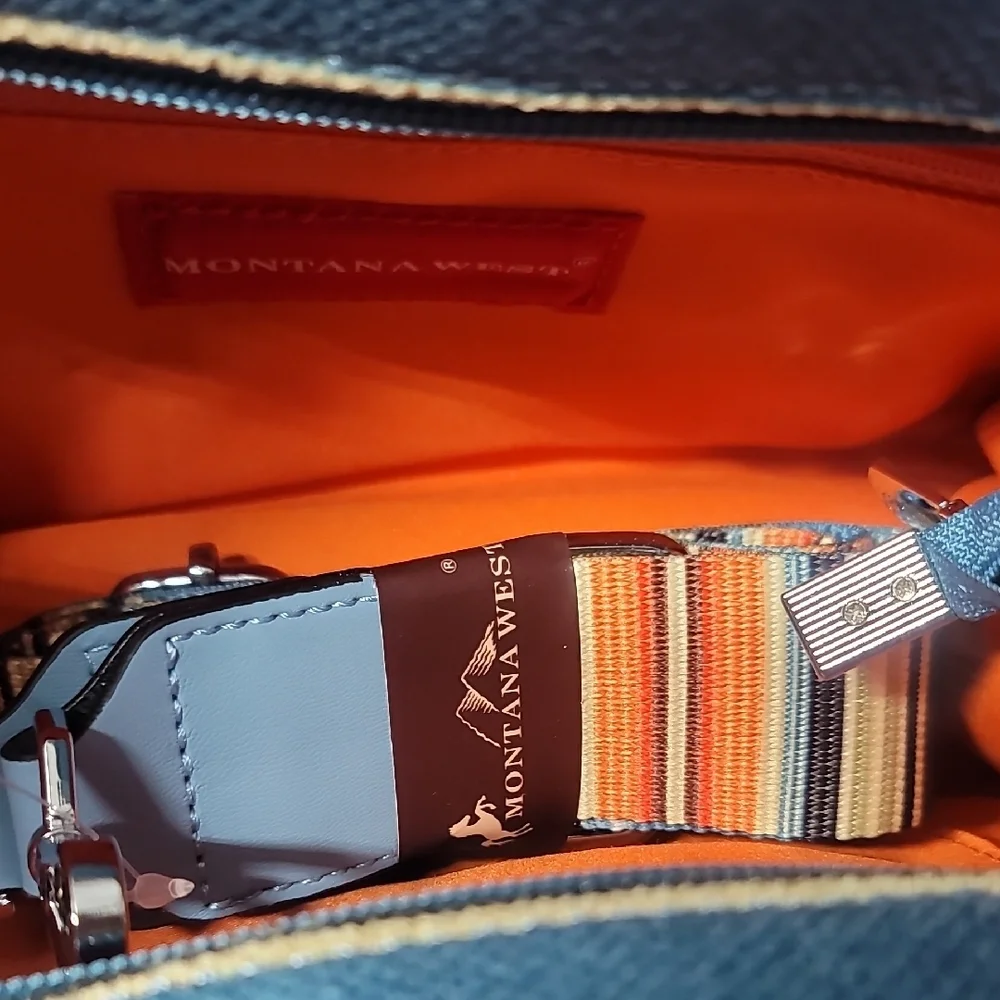 Montana West Colorful Striped Mini Tote - Picture 2 of 2